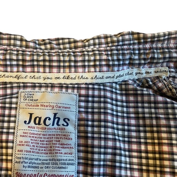 Jach’s Men’s Plaid Button Down - Size Large - Picture 4 of 8